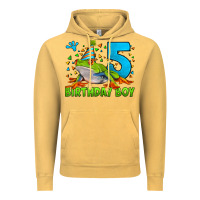Vintage Mustard Birthday Boy Frog Age 5 Vintage Hoodie - LillyAllenDesigns