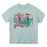 Arona coffee scrubs and rubber gloves Heavy Core Tee - CowGirlArtShop
