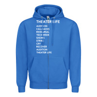 True Royal theater life funny Zipper Hoodie - DesigneFamous