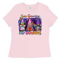 Bubblegum Pink love gnomies no brounds pride Ladies Tee - FaDigitalArtStudio