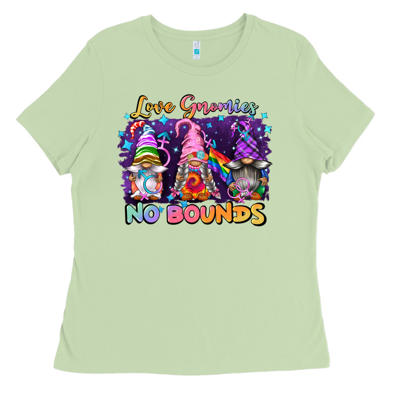 Love Gnomies No Brounds Pride Ladies Tee by FaDigitalArtStudio | Teevron