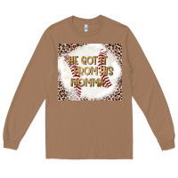 Toasted Coconut He Got it From his Momma Long Sleeve Tee - CowhideDigitalArt
