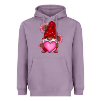 Lavender Valentine's Day afro gnome Heavyweight Hoodie - RanaPortraitStore