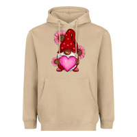 Mushroom Valentine's Day afro gnome Heavyweight Hoodie - RanaPortraitStore