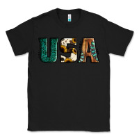 Black usa basic bold font western Classic Tee - Jasminsmagicworld