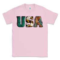 Bubblegum Pink usa basic bold font western Classic Tee - Jasminsmagicworld