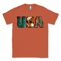 Copper usa basic bold font western Classic Tee - Jasminsmagicworld