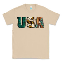 Mushroom usa basic bold font western Classic Tee - Jasminsmagicworld