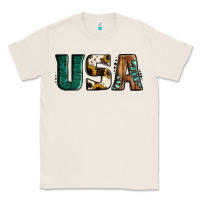 Natural usa basic bold font western Classic Tee - Jasminsmagicworld