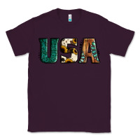 Plum usa basic bold font western Classic Tee - Jasminsmagicworld