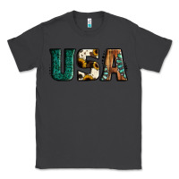 Smoke usa basic bold font western Classic Tee - Jasminsmagicworld