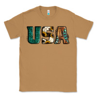 Toasted Coconut usa basic bold font western Classic Tee - Jasminsmagicworld
