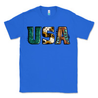 True Royal usa basic bold font western Classic Tee - Jasminsmagicworld