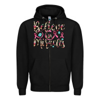 Black believe in miracles Zipper Hoodie - JahusDesignShop