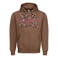 Chestnut believe in miracles Zipper Hoodie - JahusDesignShop