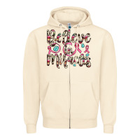 Sandshell believe in miracles Zipper Hoodie - JahusDesignShop