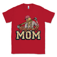 Red Baseball mom Classic Tee - HowdyJamesFarm