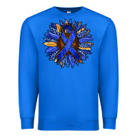 True Royal Colon Cancer Awareness sunflower Premium Sweatshirt - RanaPortraitStore