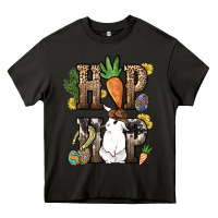 Asphalt Hip hop Easter Bunny Easter Day Heavy Core Tee - HowdyJamesFarm