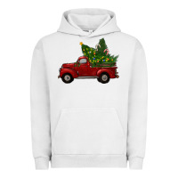 Pigment Lunar Rock Christmas Trees With Truck Urban Hoodie - RanaPortraitStore