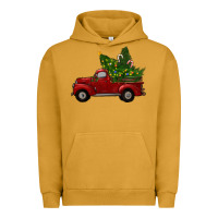 Pigment Peanut Butter Christmas Trees With Truck Urban Hoodie - RanaPortraitStore