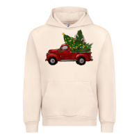 Sandshell Christmas Trees With Truck Urban Hoodie - RanaPortraitStore