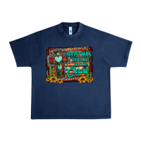 Navy Christmas begins with christ cross Urban Heavy Tee - Jasminsmagicworld