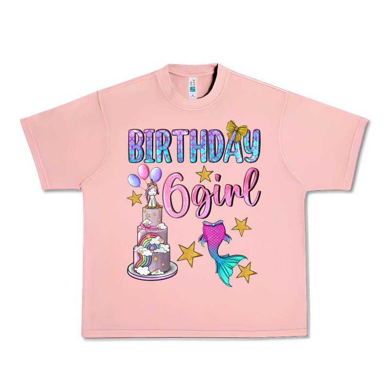 Birthday Girl 6 Urban Heavy Tee by BundleAndBundleShop | Teevron