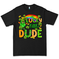 Black St. Patrick's Lucky little dude Premium Tee - OliviaCreatesArt