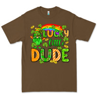 Cacao St. Patrick's Lucky little dude Premium Tee - OliviaCreatesArt