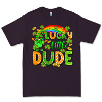 Plum St. Patrick's Lucky little dude Premium Tee - OliviaCreatesArt