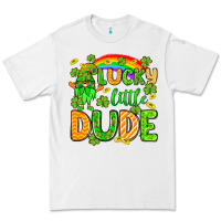 White St. Patrick's Lucky little dude Premium Tee - OliviaCreatesArt