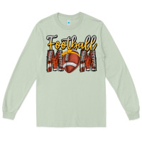 Matcha Football Mom Long Sleeve Tee - CowhideDigitalArt