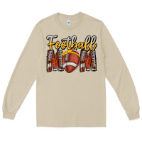 Mushroom Football Mom Long Sleeve Tee - CowhideDigitalArt
