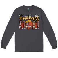 Smoke Football Mom Long Sleeve Tee - CowhideDigitalArt