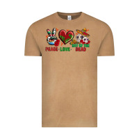 Vintage Camel Peace Love Day Of The Dead Vintage Tee - BundleAndBundleShop