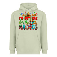 Matcha I'm just here for the nachos Heavyweight Hoodie - RanaPortraitStore
