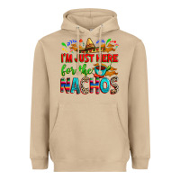 Mushroom I'm just here for the nachos Heavyweight Hoodie - RanaPortraitStore