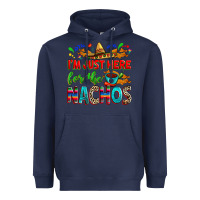 Navy I'm just here for the nachos Heavyweight Hoodie - RanaPortraitStore