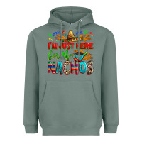 Sage I'm just here for the nachos Heavyweight Hoodie - RanaPortraitStore