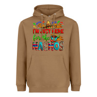 Toasted Coconut I'm just here for the nachos Heavyweight Hoodie - RanaPortraitStore