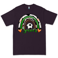 Plum Soccer Rainbow Premium Tee - RanaPortraitStore
