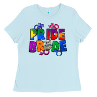 Baby Blue Pride bride Ladies Tee - FaDigitalArtStudio
