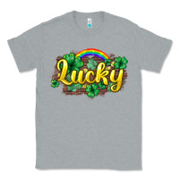 Heather Grey Lucky St. Patrick's Day Classic Tee - HowdyJamesFarm