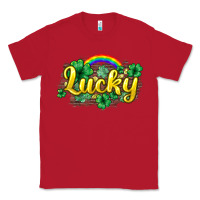 Red Lucky St. Patrick's Day Classic Tee - HowdyJamesFarm
