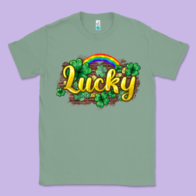 Lucky St. Patrick's Day Classic Tee Designed By Howdyjamesfarm