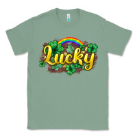 Sage Lucky St. Patrick's Day Classic Tee - HowdyJamesFarm