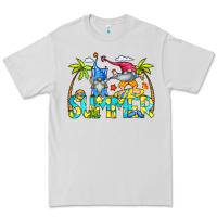 Dove Grey Summer Gnomes Premium Tee - CowCowDesign