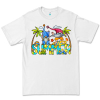 White Summer Gnomes Premium Tee - CowCowDesign