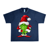 Navy green christmas gnomes Urban Heavy Tee - FaDigitalArtStudio